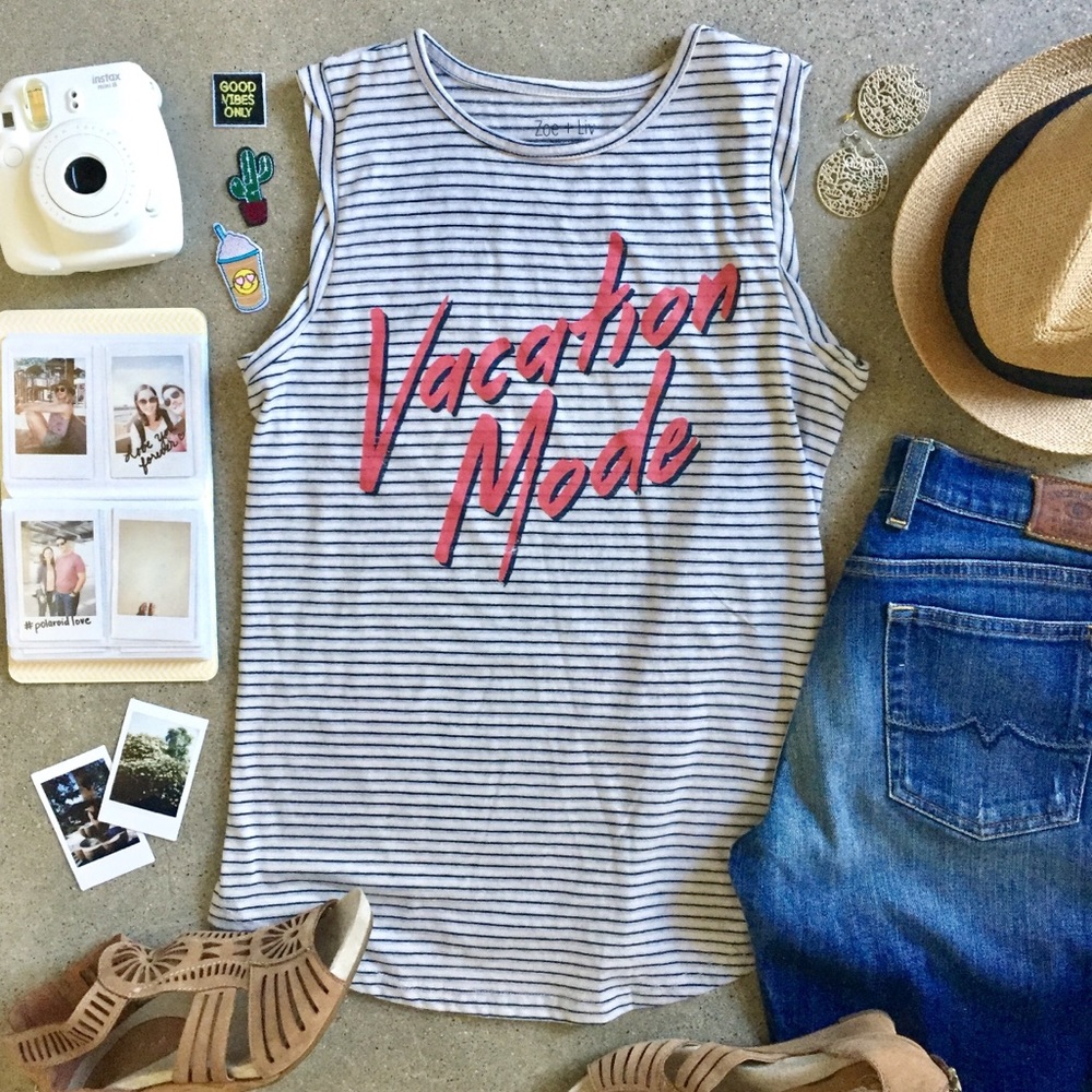 Zoe + Liv | Sleeveless Striped Tank